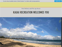 Tablet Screenshot of kauairecreation.com